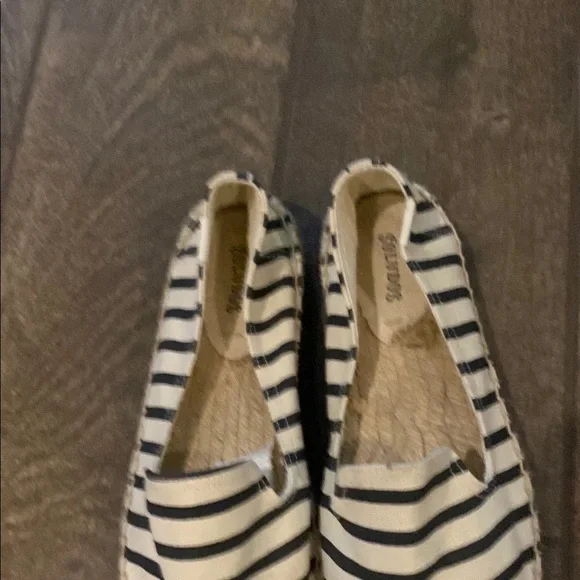 Striped Espadrille Flats - Picture 2 of 7